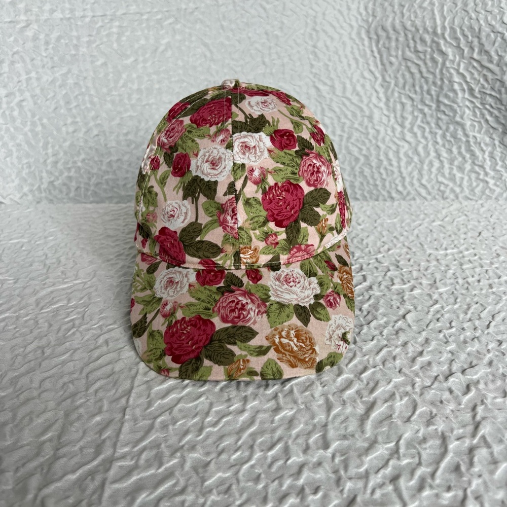 Floral Patterned Baseball Cap